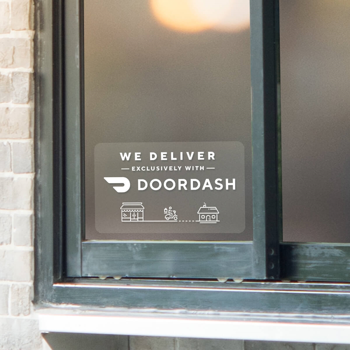 17 x 9 Drive Thru Window Cling