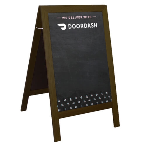 A Frame Sidewalk Chalkboard